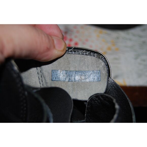 VIONIC RORY LEATHER BLACK BUCKLE BOOTS SIZE 8.5M - Picture 3 of 4